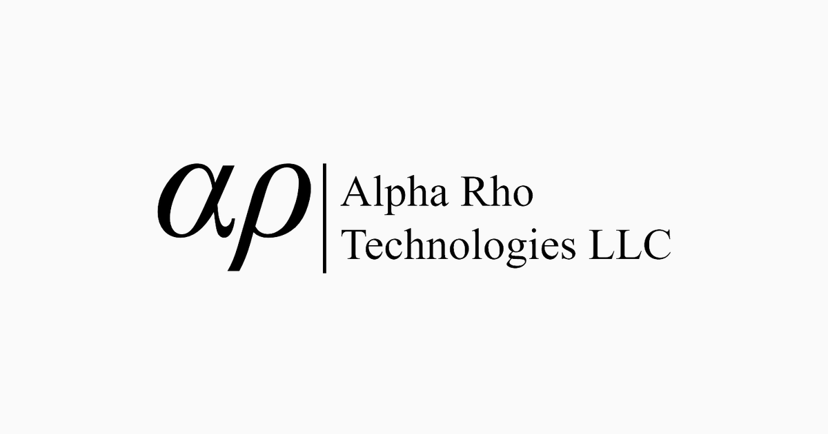 Alpha Rho Technologies — Next Generation Investment Strategies